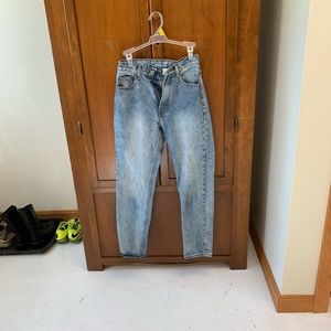 John Galt Shanghai high waist straight leg jeans